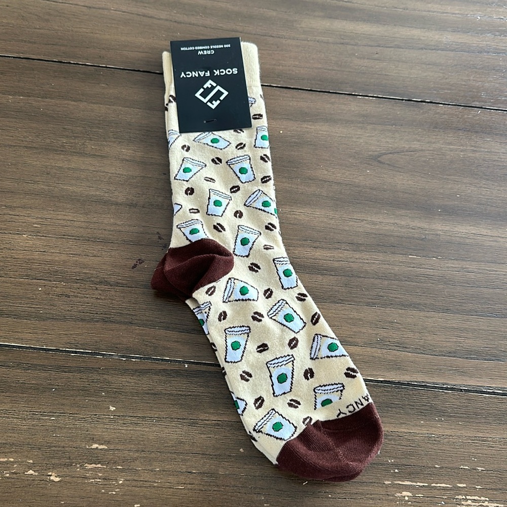 New Sock Fancy socks M 8-14 W 9.5-15.5*